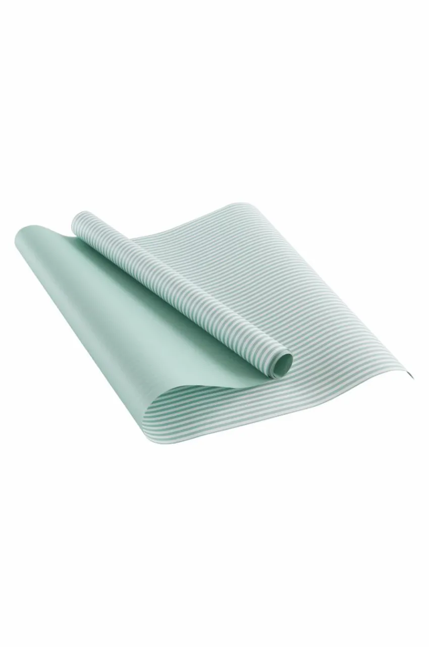 Presentpapper & Snöre|Juldekoration|Jotex GEORGIA Presentpapper - Längd 10 Meter Grön/vit