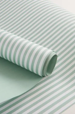 Presentpapper & Snöre|Juldekoration|Jotex GEORGIA Presentpapper - Längd 10 Meter Grön/vit