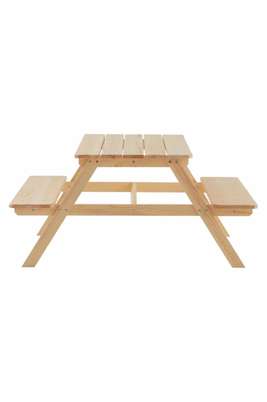Barnmöbler|Barnmöbler Deal|Jotex GIANNA MINI Picknickmöbel - Bord Och Två Bänkar Natur