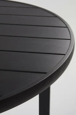 Utebord|Utemöbler|Jotex GIBRALTAR Matbord ø 90 Cm Svart