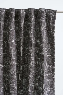 Multifunktionsgardiner|Jotex GIBS Multifunktionsgardin 2-pack Svart