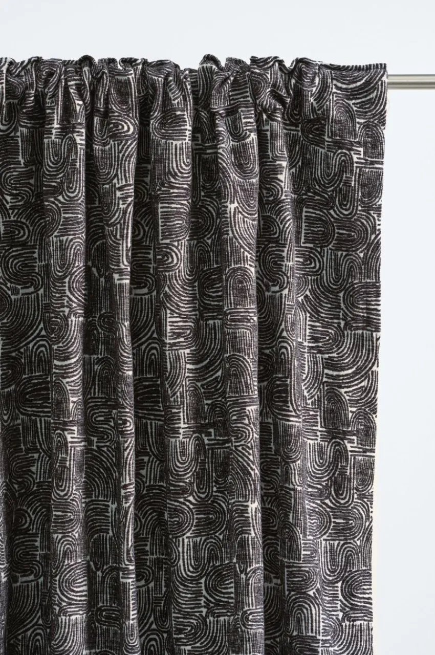 Multifunktionsgardiner|Jotex GIBS Multifunktionsgardin 2-pack Svart