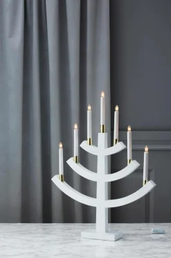 Julbelysning|Jotex GILLIAN Elljusstake Vit
