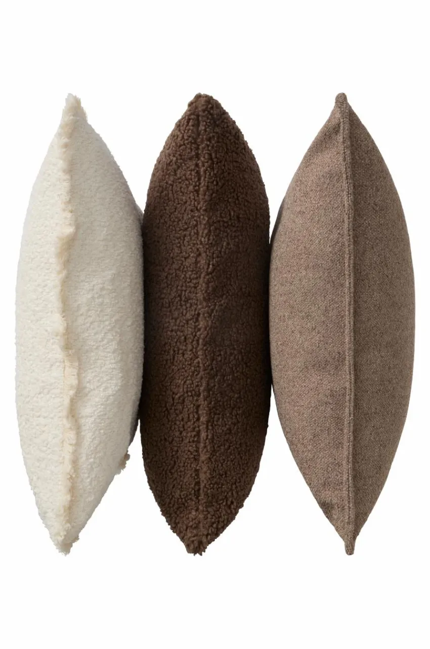 Prydnadskuddar & Fodral|Jotex GINO Kuddfodral 3-pack Brun/beige/naturvit