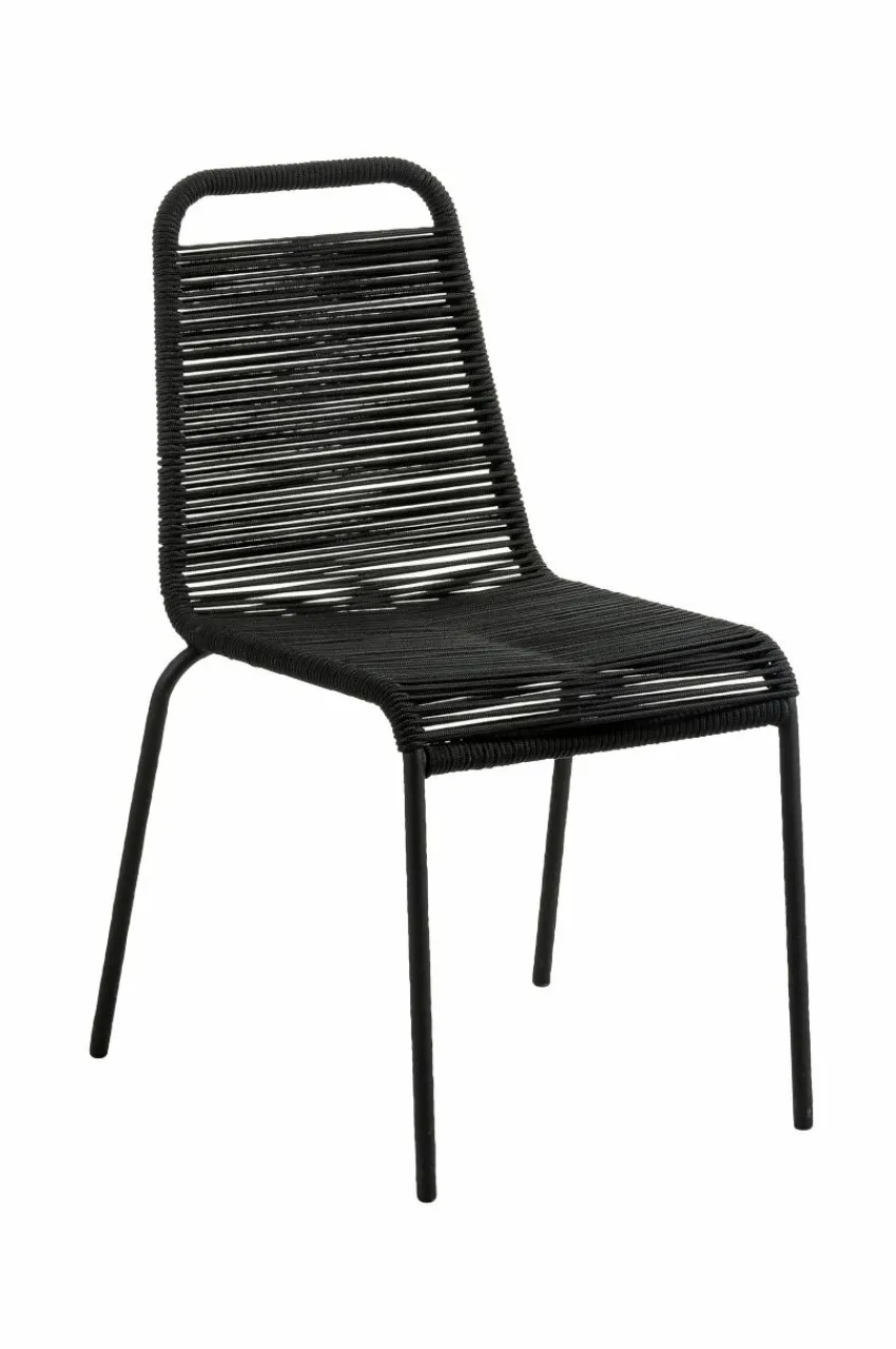 Utestolar & Utepallar|Utemöbler|Jotex GLENVILLE Stol 4-Pack Svart