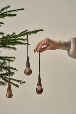Juldekoration|Jotex GNOMISAR Dekorationshänge 3-pack Brun/beige