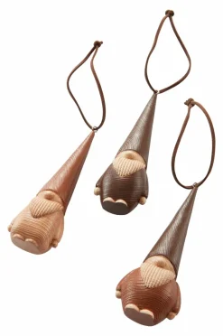 Juldekoration|Jotex GNOMISAR Dekorationshänge 3-pack Brun/beige