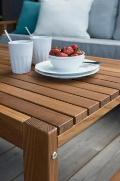 Utebord|Utemöbler|Jotex GOTLAND Bord 60x120 Cm Brun
