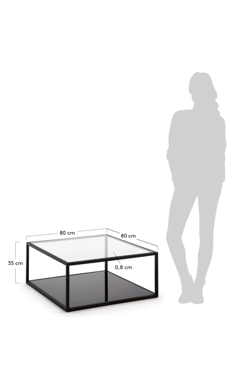 Bord|Jotex GREENHILL Soffbord 80x80 Cm Transparent