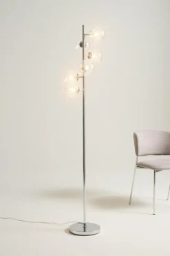 Golvlampor|Jotex GYLLENHEIM Golvlampa Krom