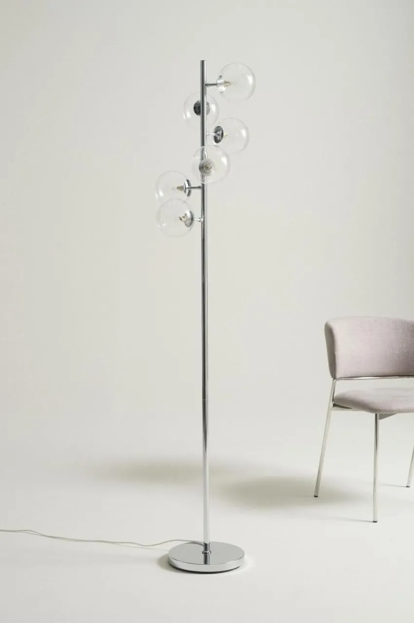 Golvlampor|Jotex GYLLENHEIM Golvlampa Krom