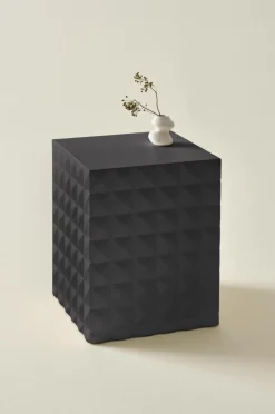 Bord|Jotex HAGA Sidobord 40x40 Cm - Låg Svart