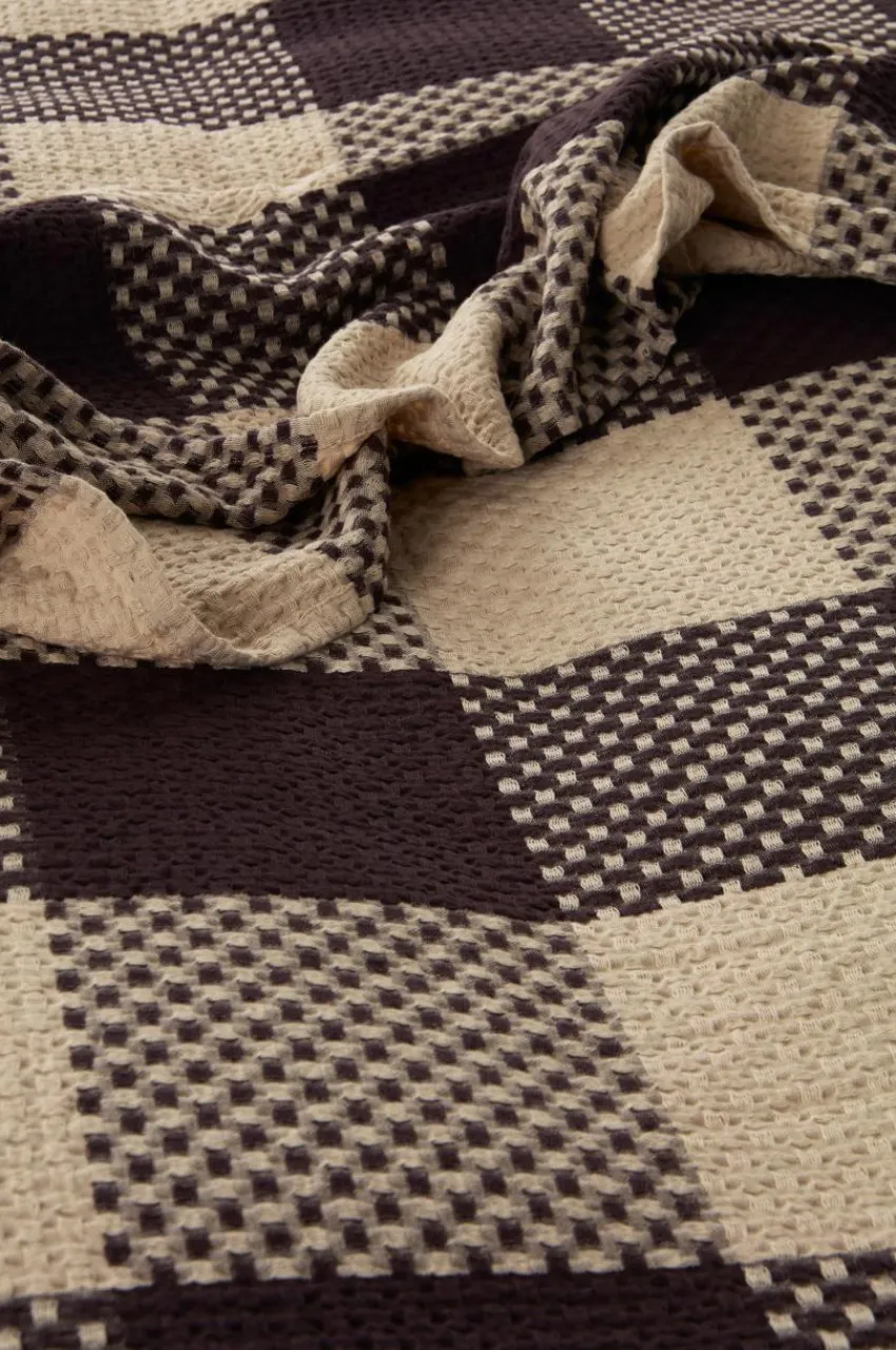 Överkast|Jotex HAKO överkast Brun/beige