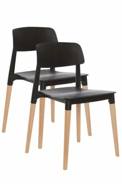 Stolar|Jotex HALMSTAD Stol 2-pack Svart
