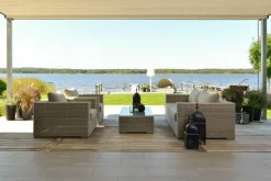 Utebord|Utemöbler|Jotex HAMILTON Bord 130x66 Cm Grå