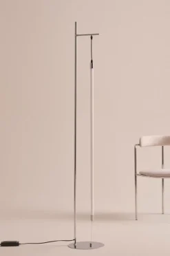 Golvlampor|Jotex HAMPTON Golvlampa Krom