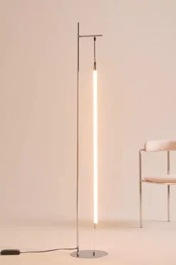 Golvlampor|Jotex HAMPTON Golvlampa Krom