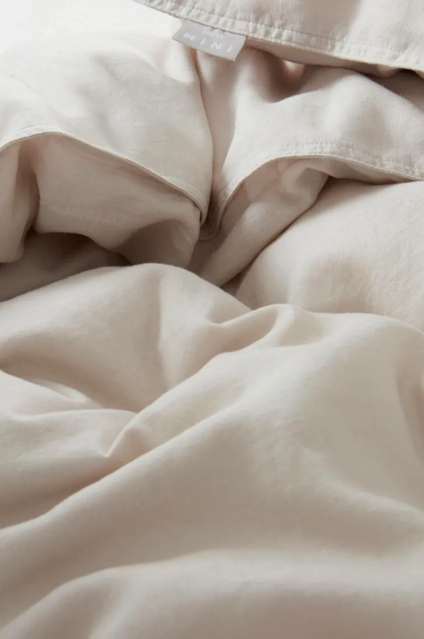 Barnsängkläder|Jotex HANNAH MINI Påslakanset Spjälsäng Linnebeige