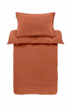 Barnsängkläder|Jotex HANNAH MINI Påslakanset Spjälsäng Bränd orange