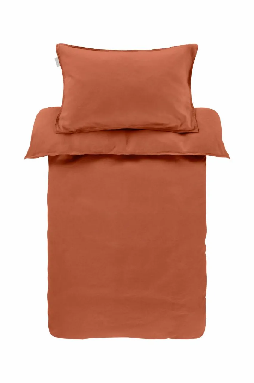 Barnsängkläder|Jotex HANNAH MINI Påslakanset Spjälsäng Bränd orange