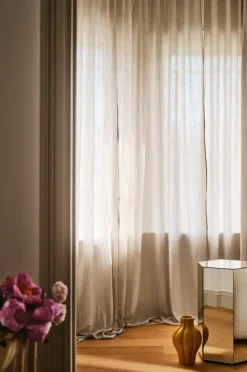 Multifunktionsgardiner|Jotex HANNAH Multifunktionsgardin 2-pack Beige