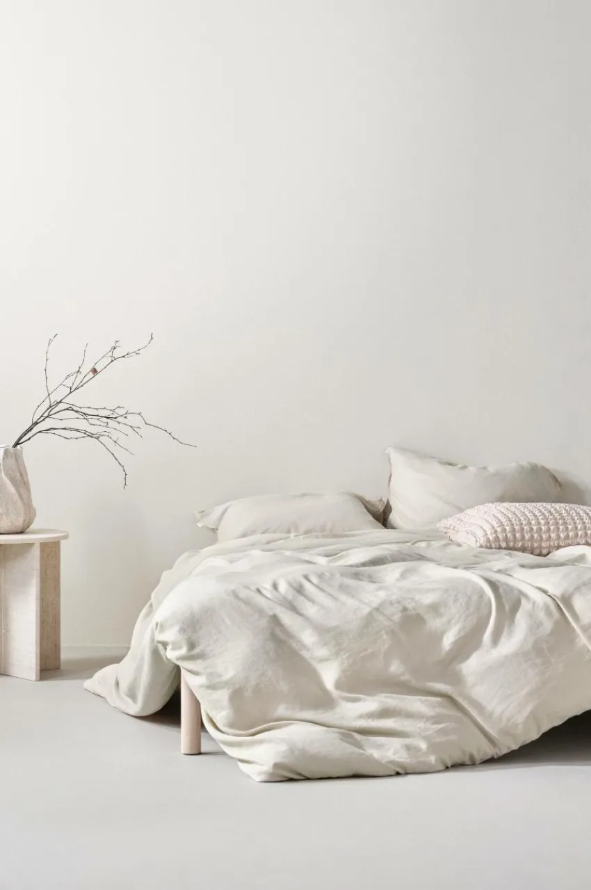 Påslakanset|Jotex HANNAH Påslakanset Dubbelsäng Linnebeige