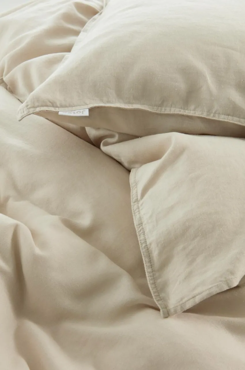 Påslakanset|Jotex HANNAH Påslakanset Dubbelsäng Linnebeige