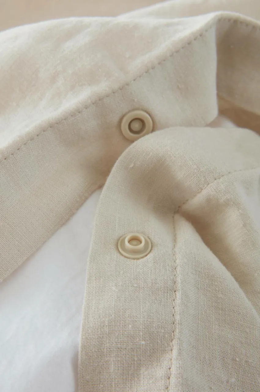 Påslakanset|Jotex HANNAH Påslakanset Dubbelsäng Linnebeige