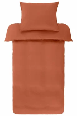 Påslakanset|Jotex HANNAH Påslakanset Enkelsäng Bränd orange