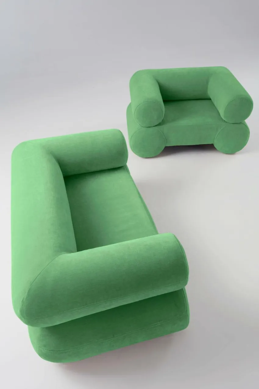 Barnmöbler|Barnmöbler Deal|Jotex HARTSDALE MINI Barnsoffa Ärtgrön