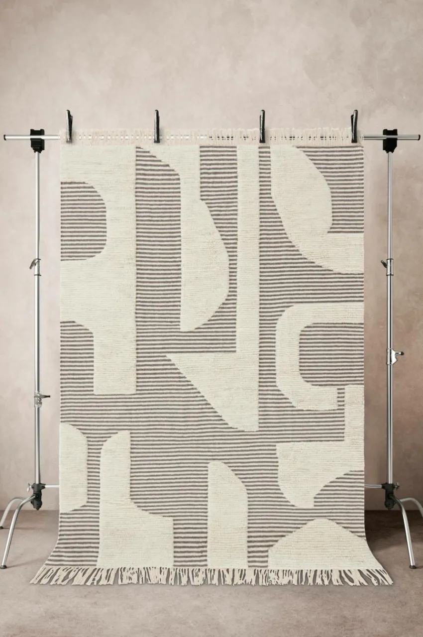 Ullmattor|Jotex HASSANE Ullmatta 170x230 Cm Grå/naturvit