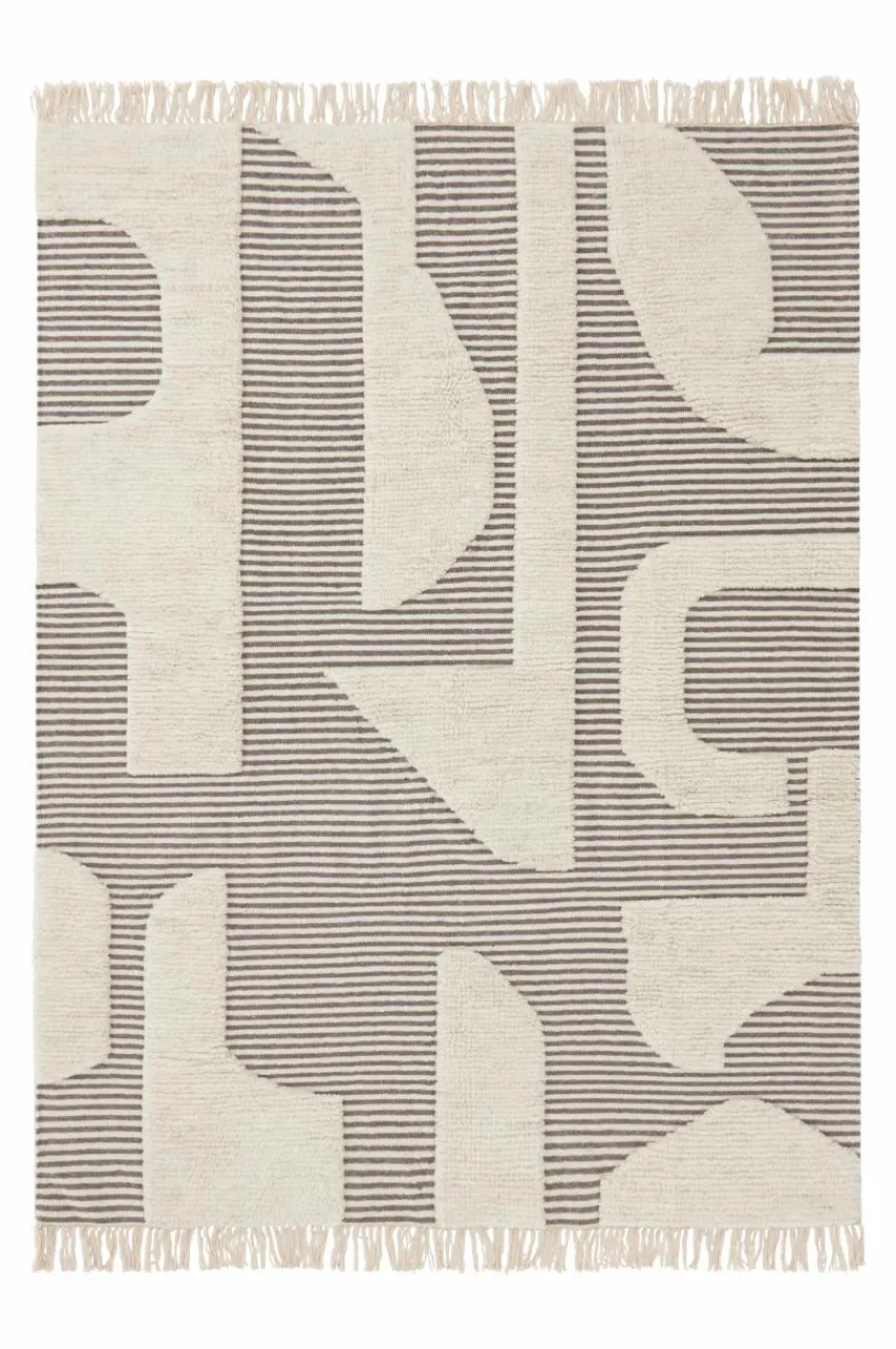 Ullmattor|Jotex HASSANE Ullmatta 170x230 Cm Grå/naturvit