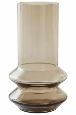 Vaser|Jotex HAZE Glasvas - Höjd 24 Cm Kaffebrun