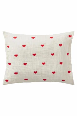 Barnsängkläder|Jotex HEARTS BABY örngott 35x28 Cm - Ekologisk Naturvit