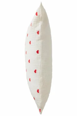 Barnsängkläder|Jotex HEARTS MINI örngott 55x35 Cm - Ekologisk Naturvit