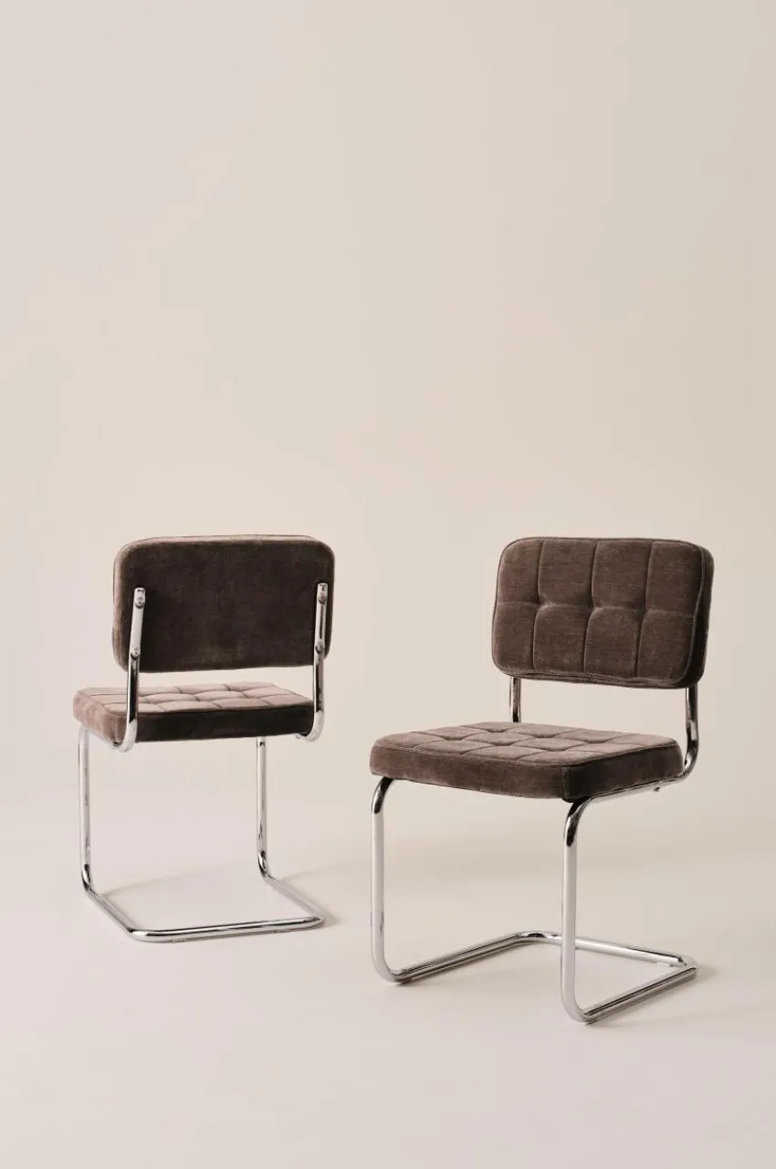 Stolar|Jotex HEDEN Stol 2-pack Varm gråbrun