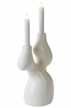 Ljusstakar|Jotex HEIDI Ljusstake Vit