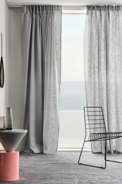 Multifunktionsgardiner|Jotex HENLEY Multifunktionsgardin 2-pack Ljus blågrå