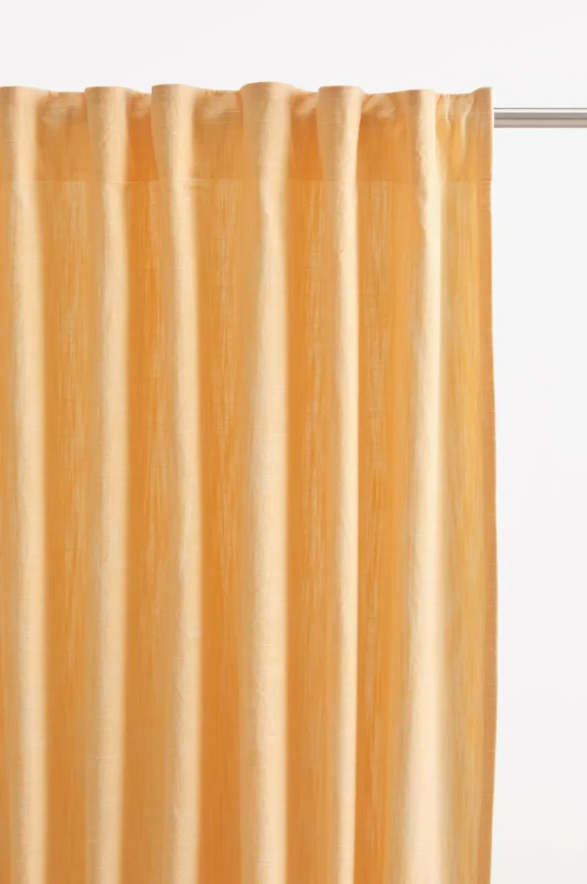 Multifunktionsgardiner|Jotex HENLEY Multifunktionsgardin 2-pack Gul