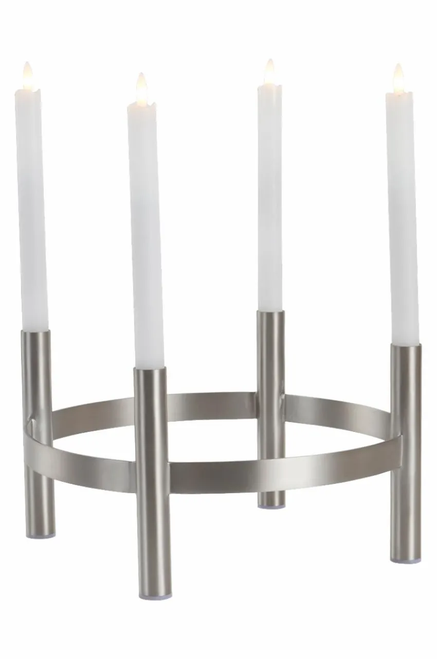 Ljusstakar|Juldekoration|Jotex HENRY Ljusstake Silver