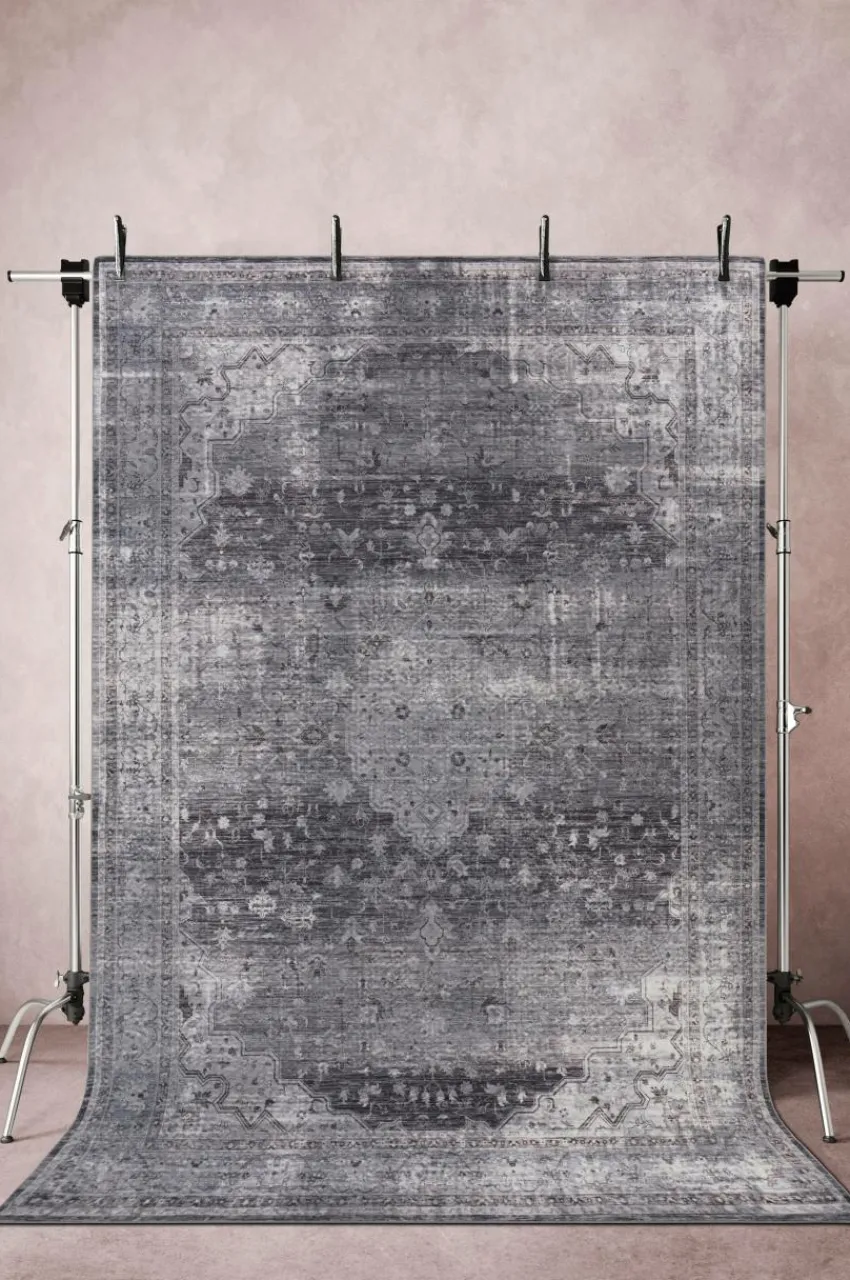 Slätvävda Mattor|Jotex HERIS Slätvävd Matta 250x350 Cm Grå