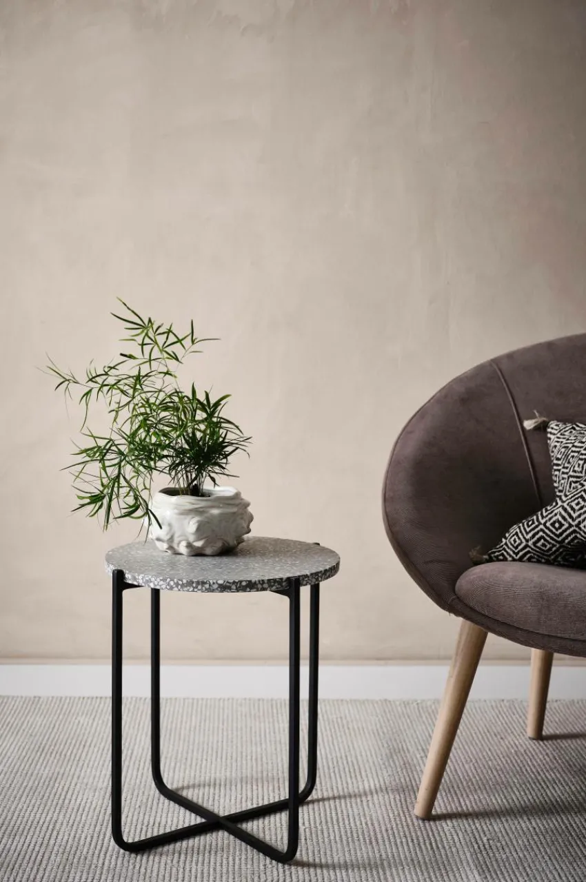 Bord|Jotex HEYWOOD Sidobord ø 42 Cm Grå