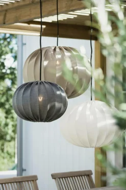 Utebelysning|Utebelysning|Jotex HILMA Pendellampa Utomhus 50 Cm grå