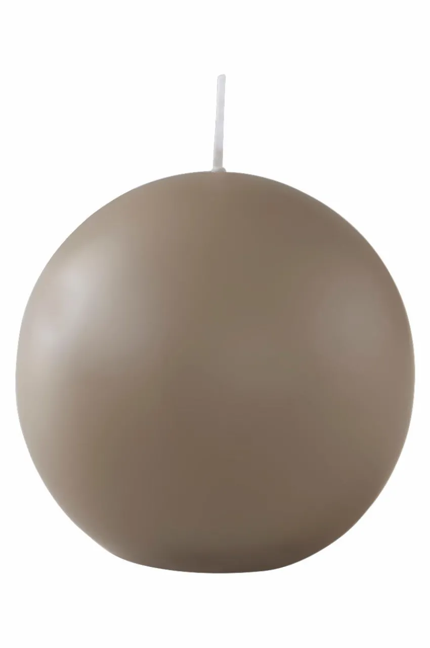 Ljus|Juldekoration|Jotex HILTON MATT Kulljus ø 10 Cm Linnebeige