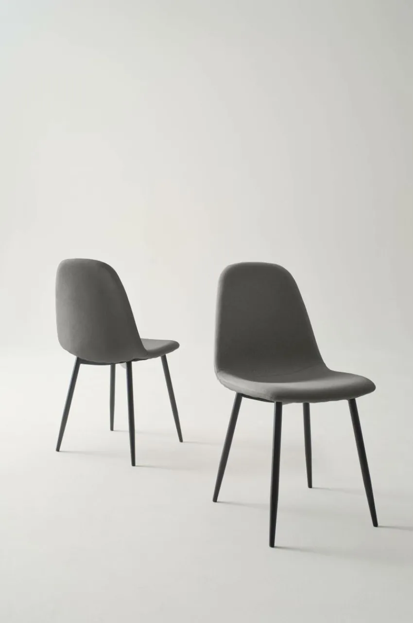Stolar|Jotex HOLMA Stol 2-pack Mörk grå