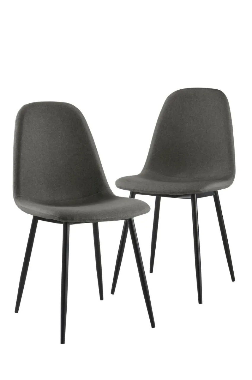 Stolar|Jotex HOLMA Stol 2-pack Mörk grå