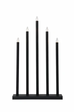 Julbelysning|Jotex HOLY Elljusstake Svart