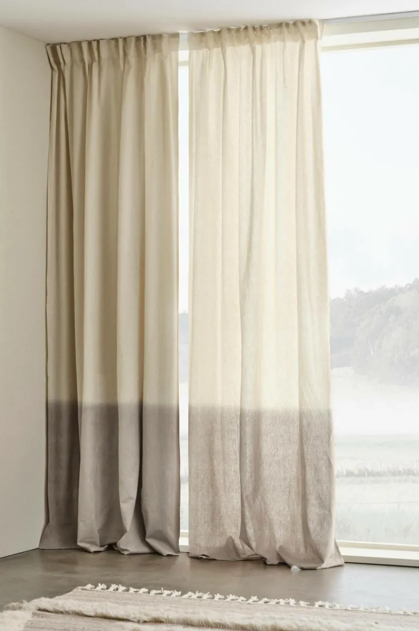 Multifunktionsgardiner|Jotex HOMBRE Multifunktionsgardin 2-pack Beige