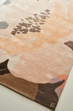Ullmattor|Lugg- & Ryamattor|Jotex IDA SJÖSTEDT ABSTRACT ROSE Matta 250x350 Cm Multi