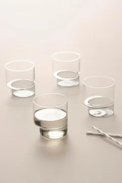 Juldukning|Glas|Jotex IMKE Glas 4-pack Transparent/grå